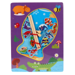 Развивающая игрушка деревянная Рыбалка магнитная, C-41816