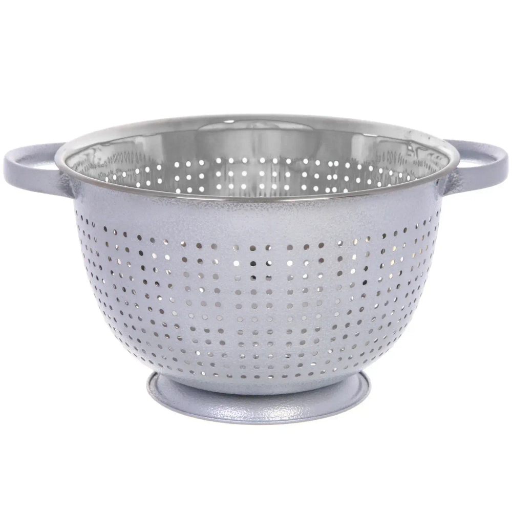 Дуршлаг из нержавеющей стали 4л 24см с круглыми ручками