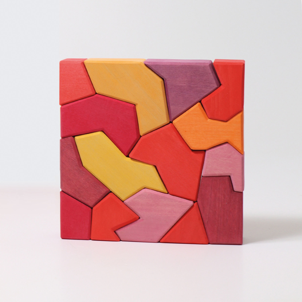 Деревянный конструктор "Темперамент", поддон, 61 деталь