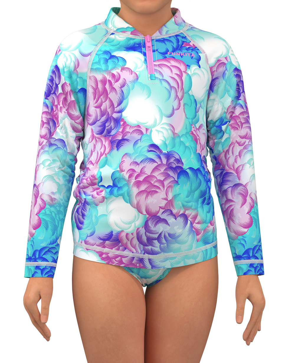 Купальник FUNKITA Toddler Girl's Cloud Street Zippy Rashie & Brief
