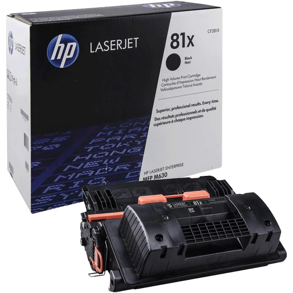 Картридж лазерный HP 81X CF281X чер. пов.емк. для LJ Pro M630