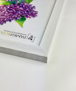 Фоторамка пластиковая 30х40 см, белый, фактура дерево, арт. 3040.628057