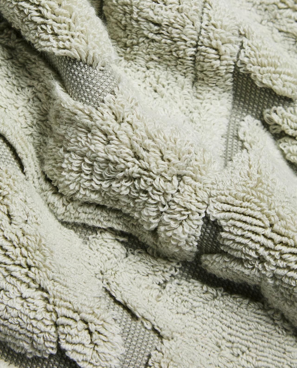 Zara Home - Коврик для ванны с фаской akardow в цветы, зеленый, 50x80 см