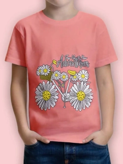 Футболка для садика и школы.девочка.1шт.
