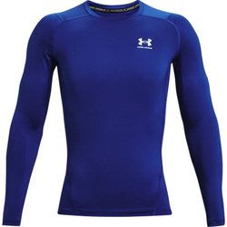 Теннисная футболка Under Armour HeatGear Armour Comp Long Sleeve M - Blue