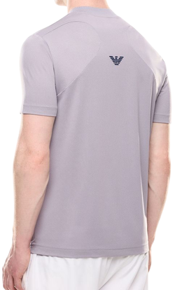 Мужское теннисное поло EA7 Man Jersey - Фиолетовый