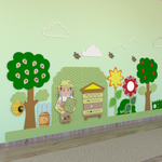 Набор декоративно-развивающих панелей Деревенька