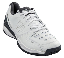 Мужские кроссовки теннисные Wilson Rush Comp LTR - white/white/ebony