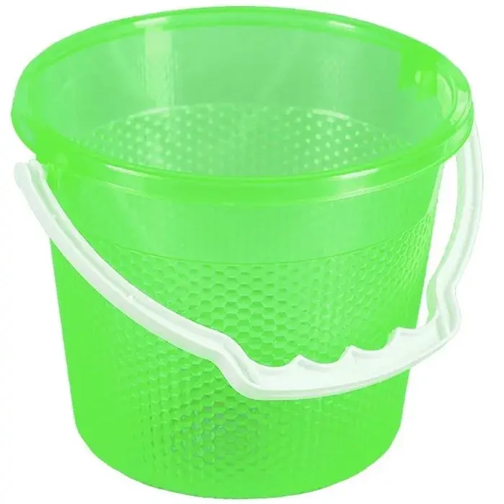 Ведёрко Медовое 3,3л Прозрачно-зелёный (комплект 30 шт)