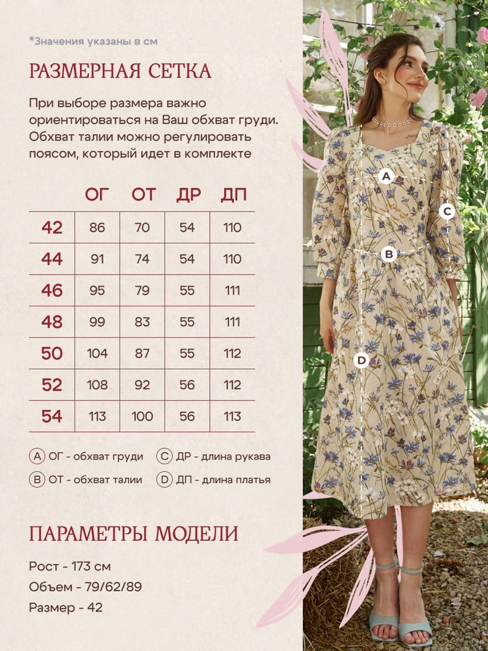 Платье с вырезом-сердечко