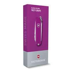Нож-брелок Victorinox Classic SD Colors, 58 мм, 7 функций, "Tasty Grape"
