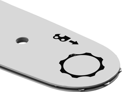 ЗУБР тип 4, шаг 3/8″, паз 1.3 мм, 40 см, шина для электро и бензо пил (70204-40)