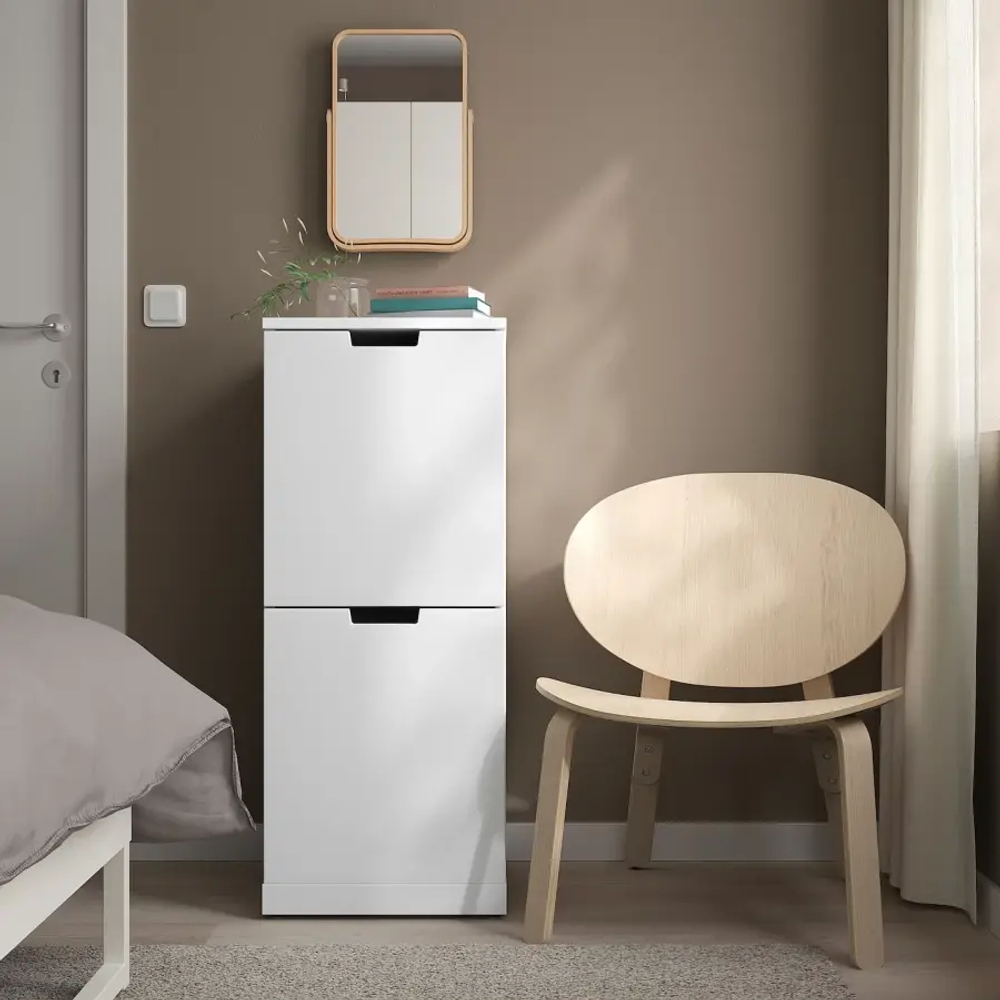 Комод - IKEA NORDLI/НОРДЛИ ИКЕА, 40х47х99 см, белый