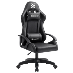 Кресло офисное Игровое кресло Aster Черный,класс 2,PU DEFENDER