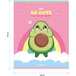 Тетрадь 48л, А5, клетка, Спейс Рисунки. Honey avocado, 1шт