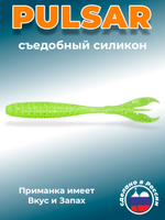 Силиконовая приманка PULSAR 4,0"(6шт) 100мм, цвет 024