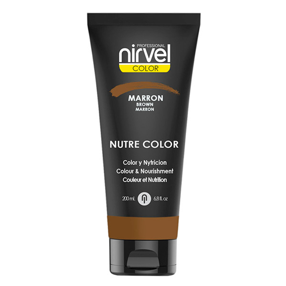 Гель-маска питательная Темно-коричневая Nirvel Nutre Color Dark Brown 200мл