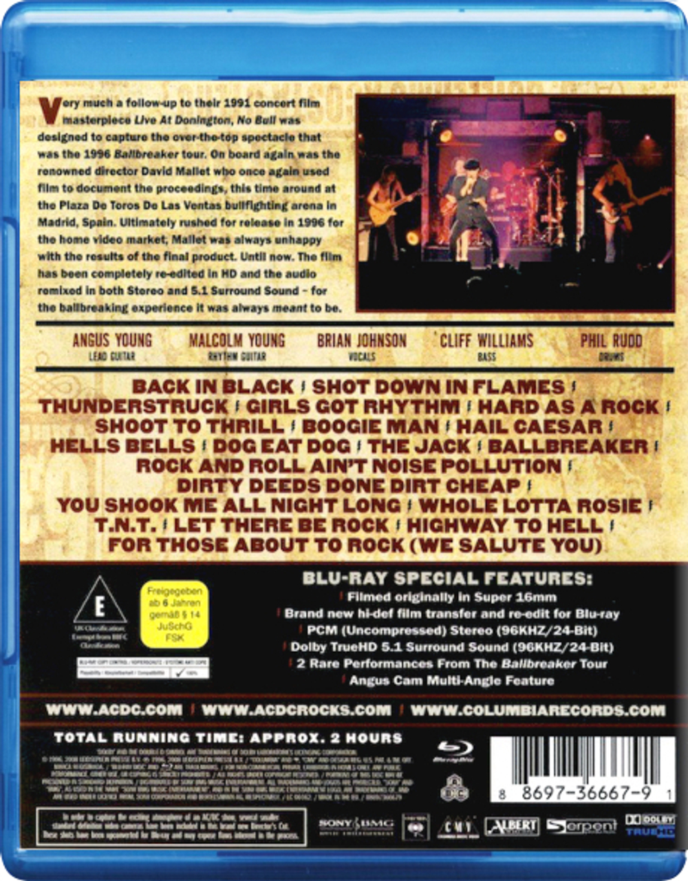 ミュージック Blueray AC/DC AC/DC : No Bull The Directors Cut   /00110 AC/DC – No Bull (The Directors Cut) – Blu-ray (Stereo