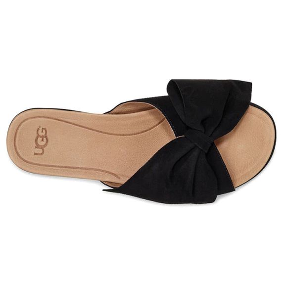Ugg Butterfly Bow Slide 'Black White'