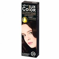 Белита  Color Lux Оттеночный бальзам-маска для волос тон 28 шоколадно-коричневый 100мл