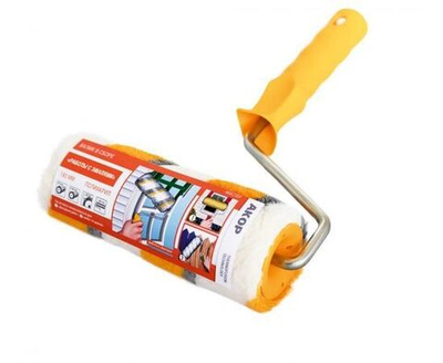 Мини-валик малярный в сборе Акор, для работ с эмалями, 150 мм