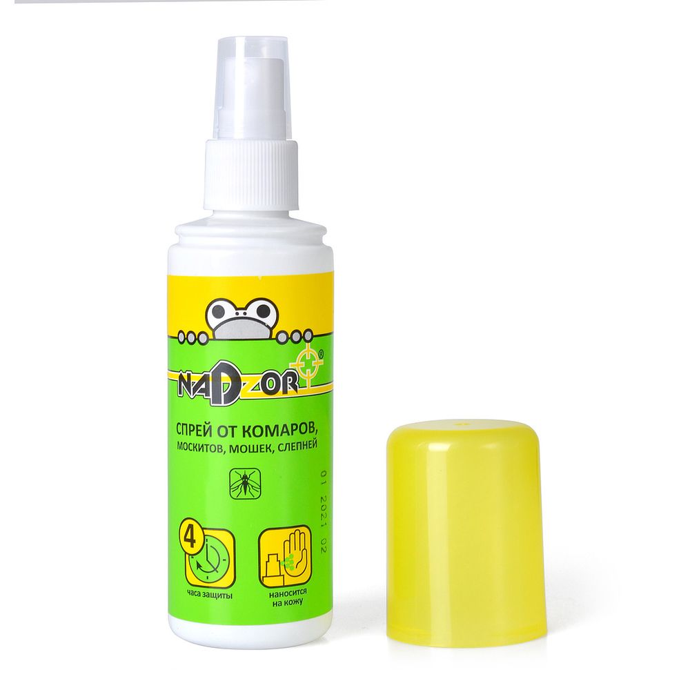ISK001N Спрей от комаров и мошек, 100мл Nadzor