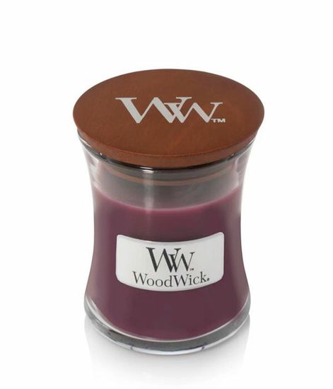 Темный мак, ароматическая свеча, WoodWick