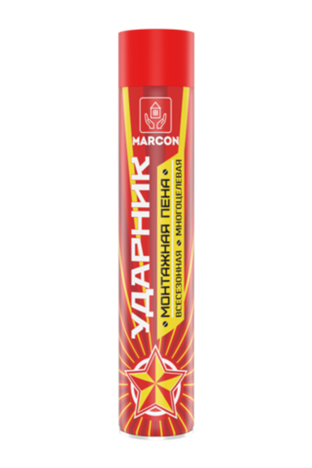 УДАРНИК Пена монтажная бытовая всесезонная (MARCON)