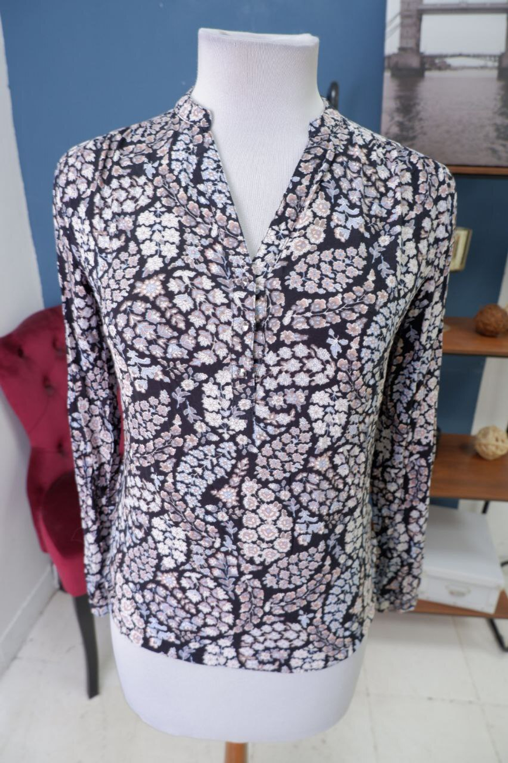 Блузка Zolla цветочная 42 размер