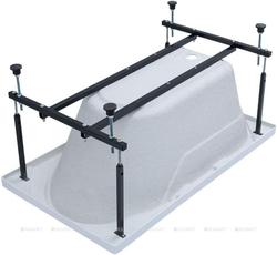 Акриловая ванна Aquanet (Акванет) West 120x70 с каркасом