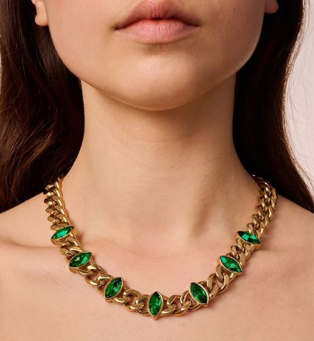 Колье Dyrberg Kern PUNICA SG EMERALD GREEN 470057