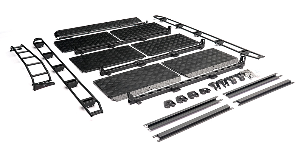 Укороченная платформа а крышу с лестницей для Mercedes Benz G class W465 G63 G450 G500 G550 2025+ Гелик Гелентваген