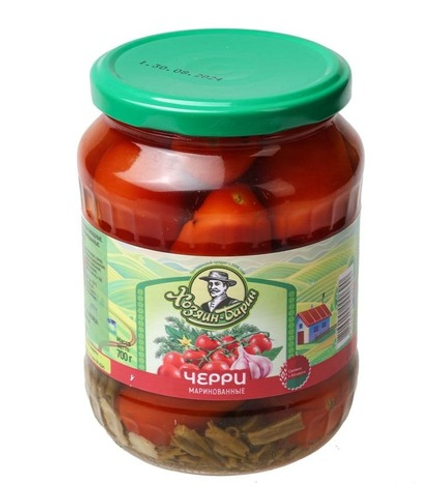 Черри маринованные 700г. Хозяин барин