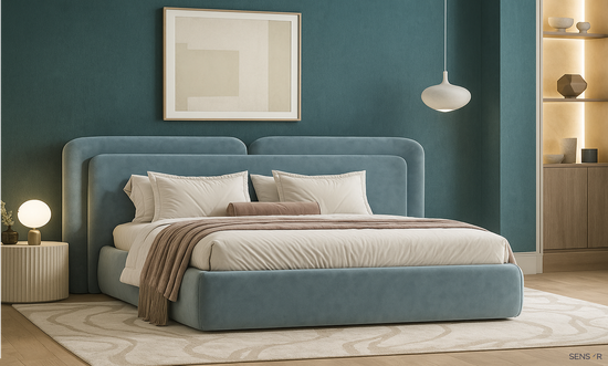 Кровать Эскада с широким изголовьем