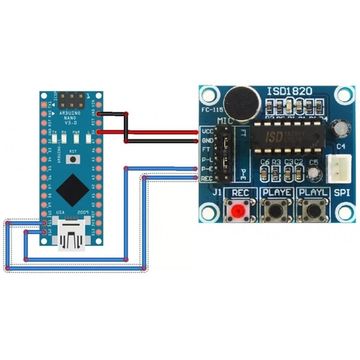 Модуль записи/воспроизведения звука ISD1820