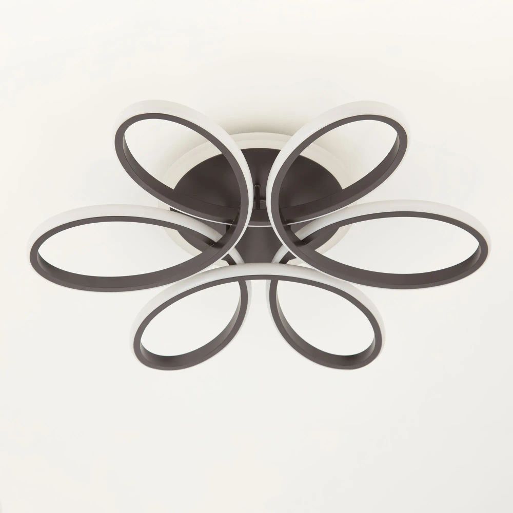 Citilux Сезар Смарт CL233A155E RGB Умная люстра Венге