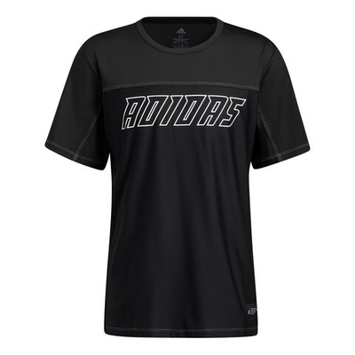 Мужское теннисное поло adidas Hype T-Shirt Men - Black, White