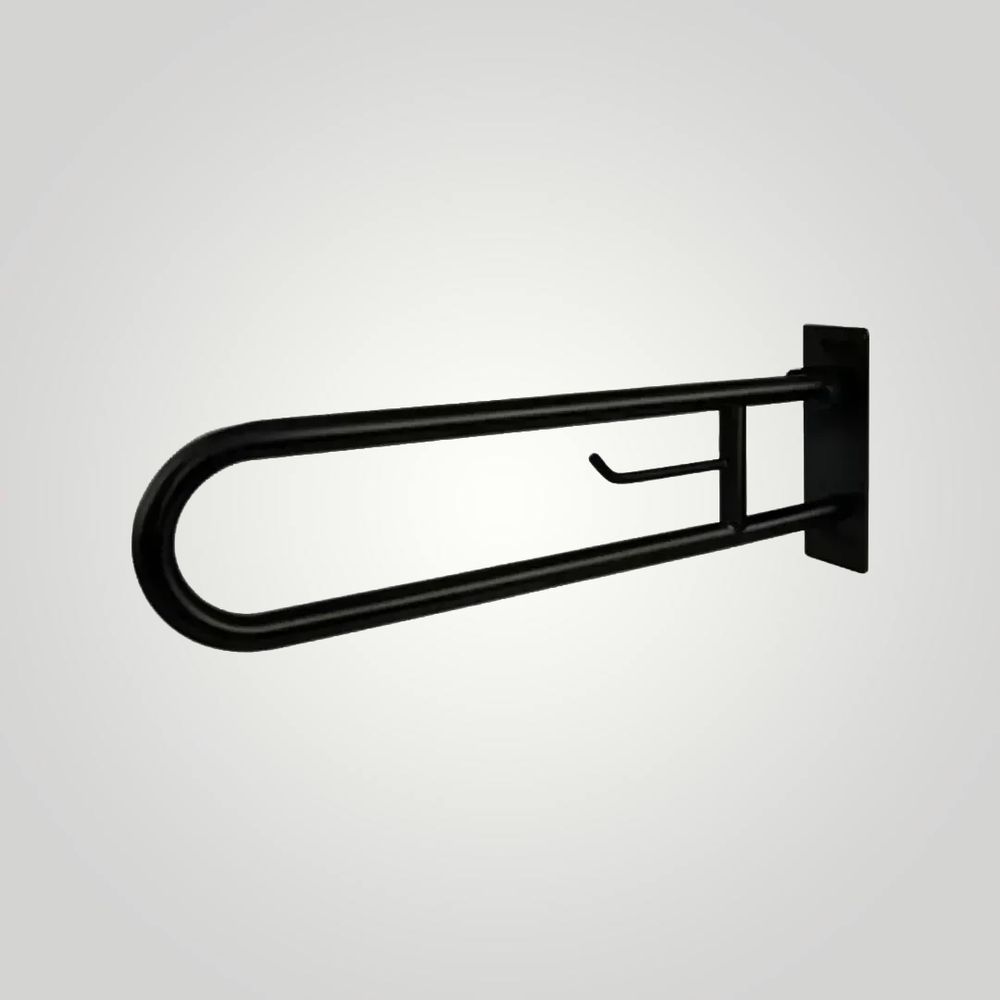 Поручень откидной 800 мм нерж. сталь NOFER 15051.80.N чёрный