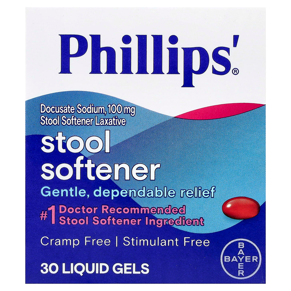 Phillip's, Средство для смягчения стула, 30 жидких гелей