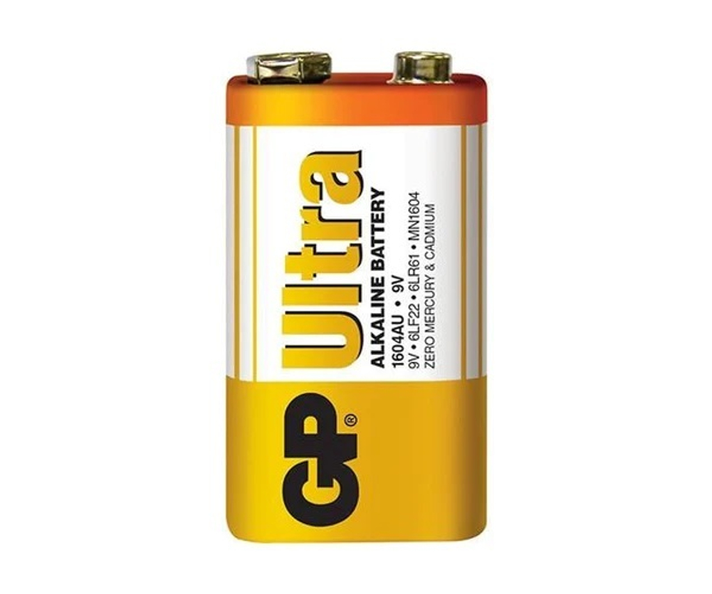Батарейка Крона 6LR61 GP Ultra 9V (блистер 1шт.)