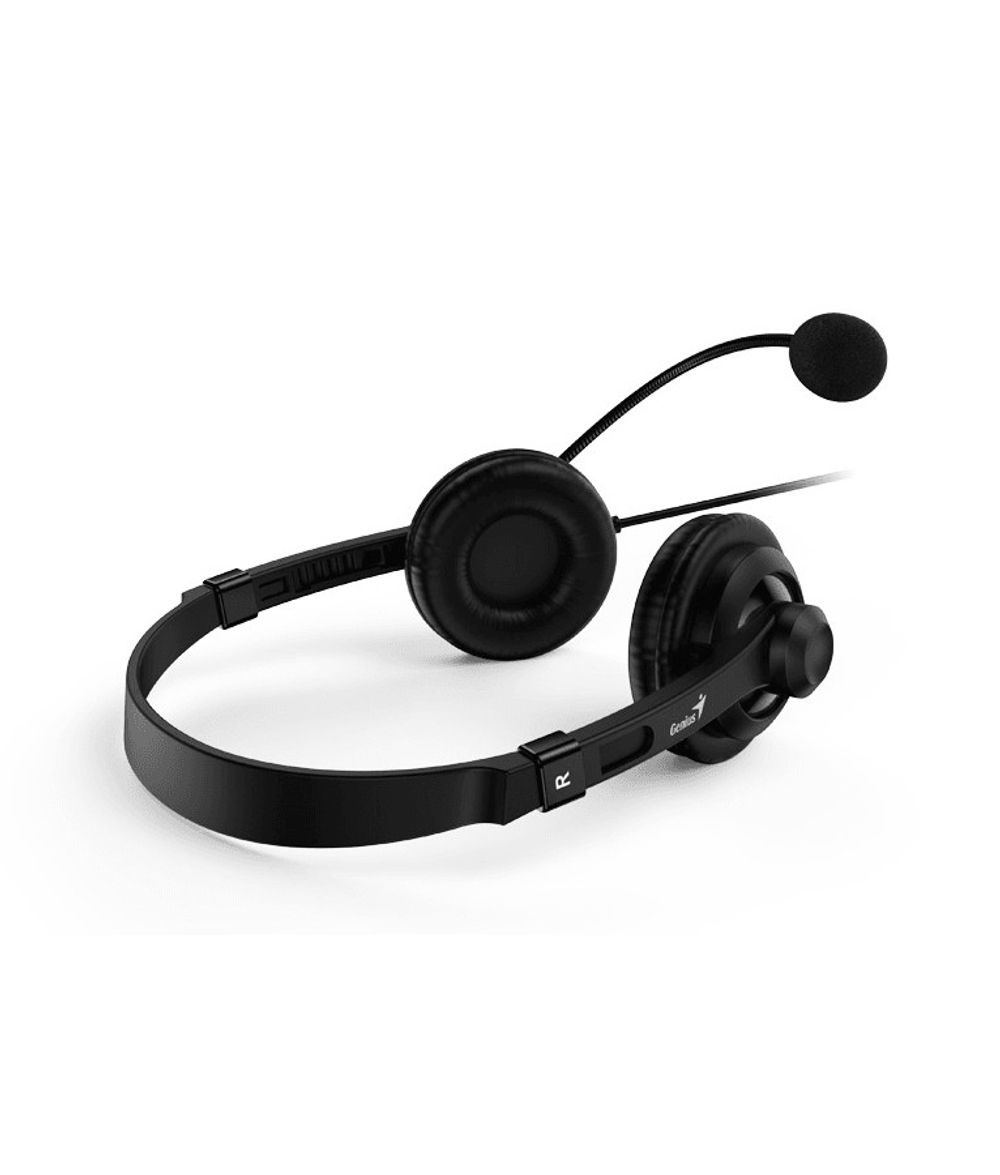 Genius HS-230U, черная, USB, 2.4м