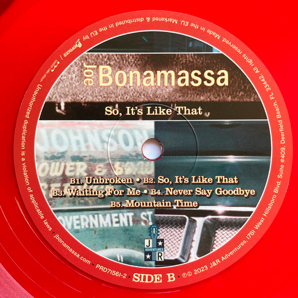 Joe Bonamassa / So It's Like That (Coloured Vinyl)(2LP)