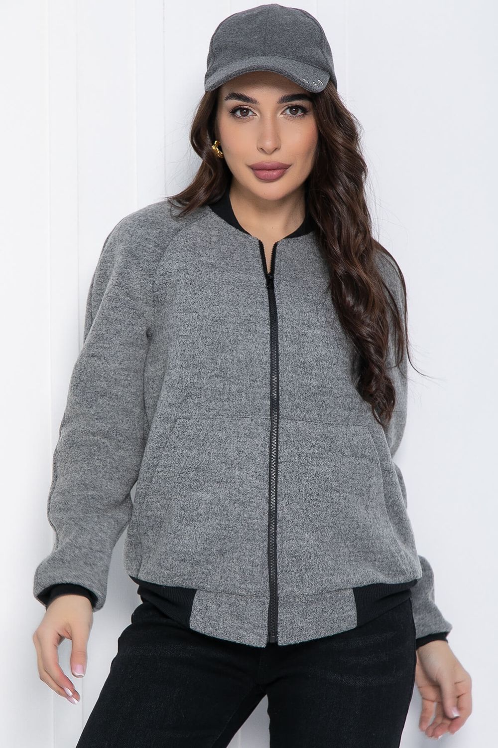 Бомбер Каприз (серый) Б12627-13 LT Collection