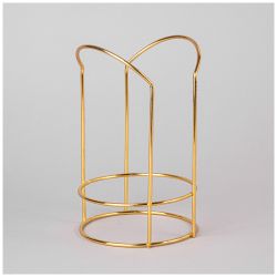 НАБОР САЛАТНИКОВ LEFARD "GOOD MORNING" НА МЕТАЛЛ. ПОДСТАВКЕ 4 ШТ. 11.5*6 СМ 330 МЛ МИКС ЦВЕТОВ