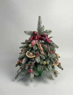 Новогодняя елка из датской ели (красная)