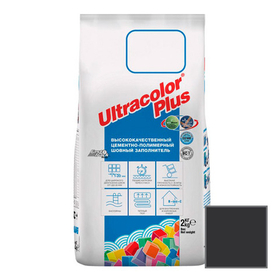 Затирка цементная Mapei Ultracolor Plus 120 черная 2 кг