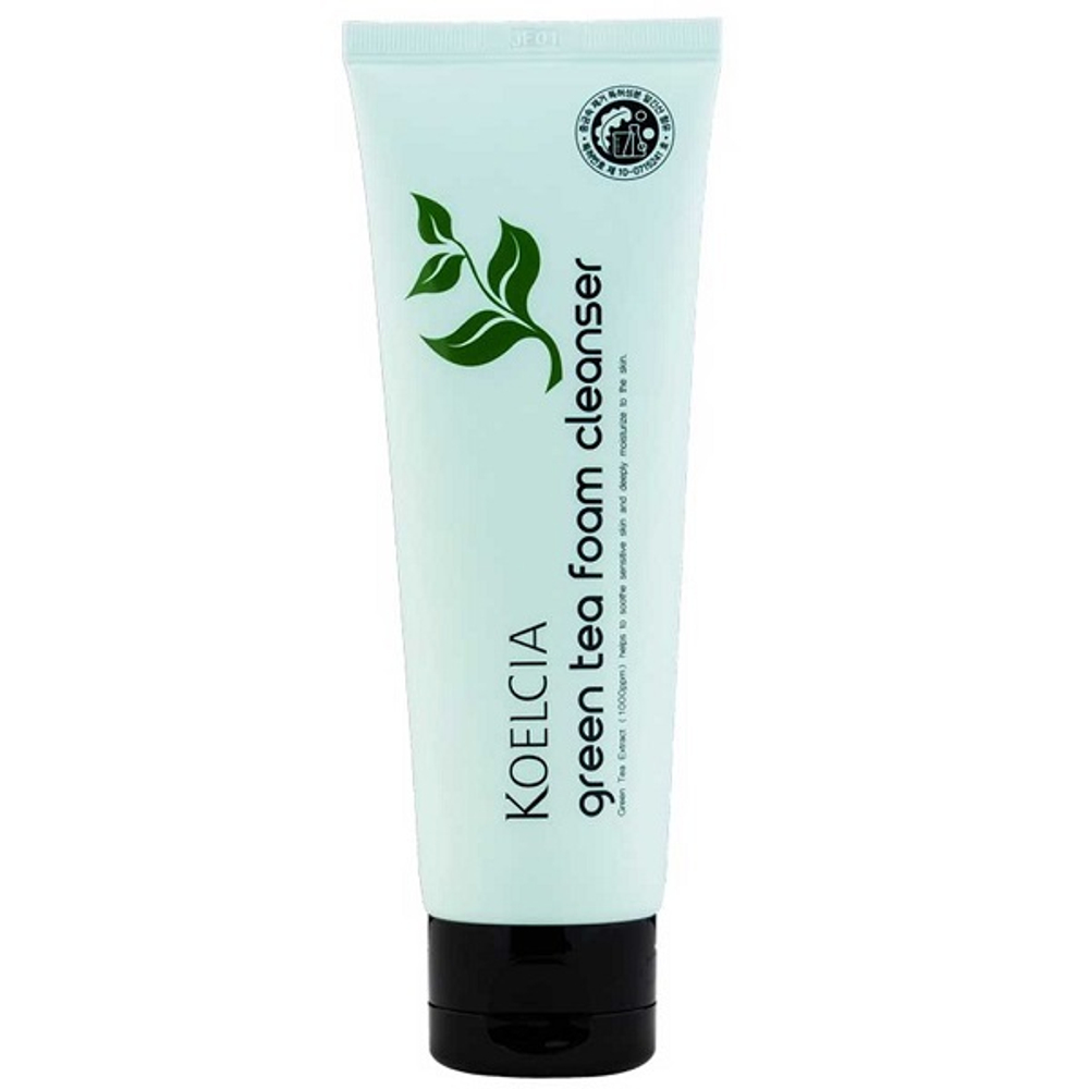 Пенка очищающая балансирующая с экстрактом зеленого чая Koelcia Green Tea Foam Cleanser 120мл