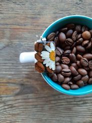 Boyunbağı \ Ожерелье \ Necklace Qəhvə dənəsi