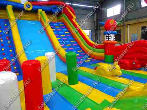 Коммерческий надувной батут "Осьминоги и драконы" 18*8*7 м