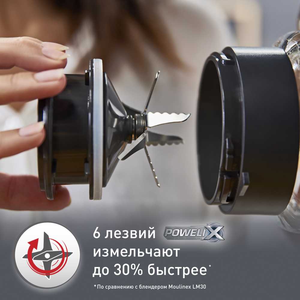 Высокоскоростной блендер Moulinex Perfectmix+ LM81G810